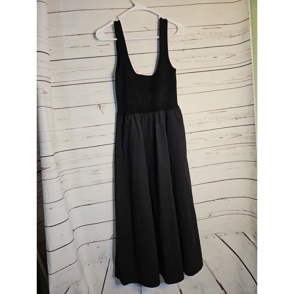 Carly Jane Los Angeles‎ Black Sleeveless Knit Maxi  Dress Size MEDIUM